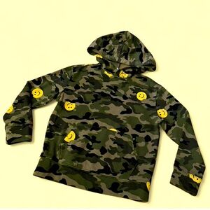 Old Navy Camouflage Hoodie with Smileys